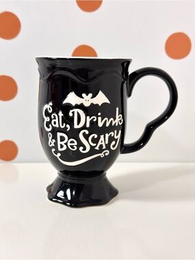 Hallmark Black Ceramic Halloween 'Eat, Drink & Be Scary' Mug